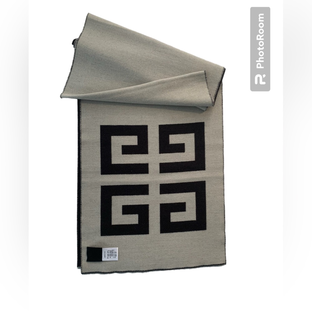 🔥🔥🔥 GIVENCHY Reversible jacquard-knit wool and silk-blend scarf🔥🔥🔥 - Picture 7 of 8